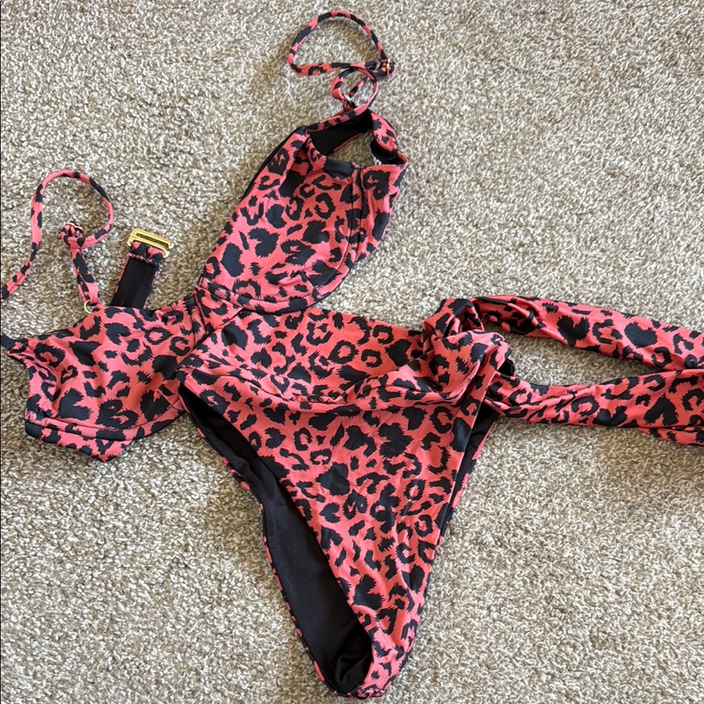Beach Riot Leopard Swimsuit
